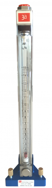 <strong>1-15L/min</strong> – 300mm Glass Tube VA Flowmeter